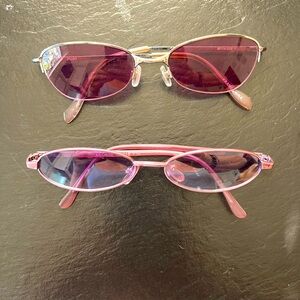 Pink and Purple Sunglasses Set